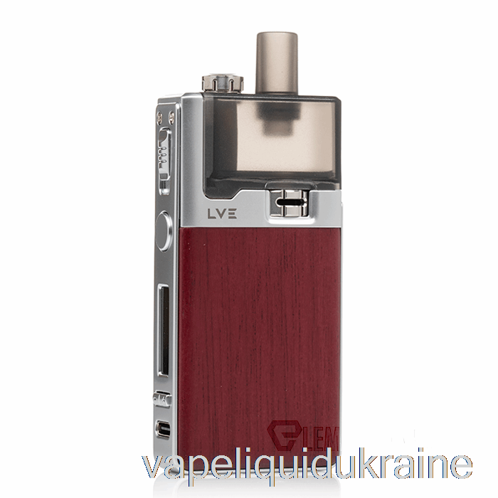 Vape Liquid Ukraine LVE Orion 2 40W Pod System Purple Heart / Silver